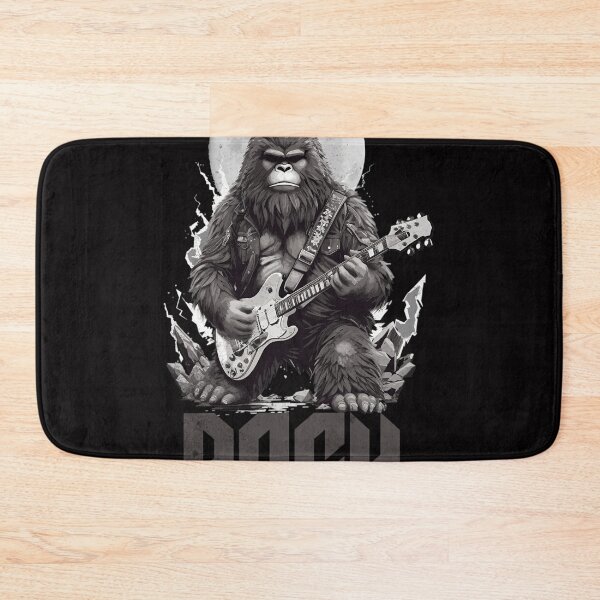 Item preview, Sasquatch Rock N Roll Bigfoot Electric Guitar Rock Band designed and sold by TherryChevalier.
