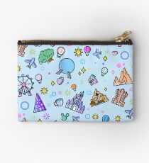 Meet me at my Happy Place Pattern Zipper Pouch