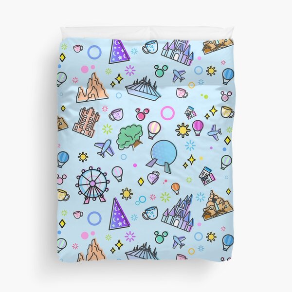 Meet me at my Happy Place Pattern Duvet Cover