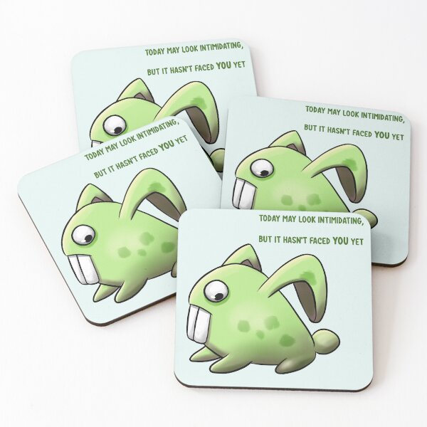 Item preview, "Today May Look Intimidating" Encouraging Monster designed and sold by The Warrior's Tavern.