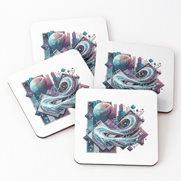 Item preview, Cyberwave Synthesis designed and sold by pixelpulsenyc.