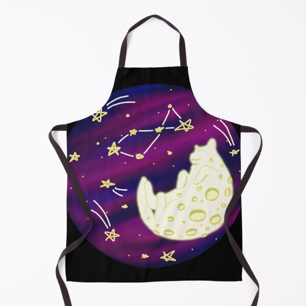 Item preview, Happy Moon Cat Among Stars designed and sold by sparkyyarns.