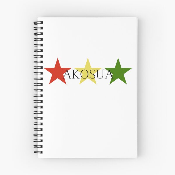 Item preview, Akosua Ghana Akan Soul Name Red Yellow Green Stars designed and sold by camrynangela.
