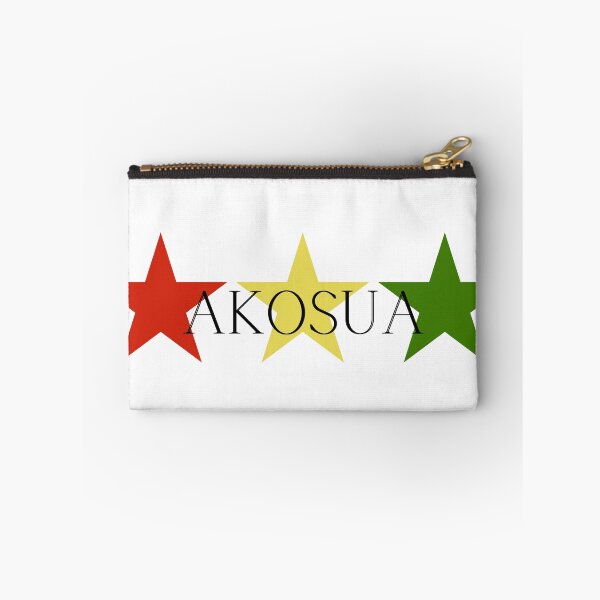 Item preview, Akosua Ghana Akan Soul Name Red Yellow Green Stars designed and sold by camrynangela.