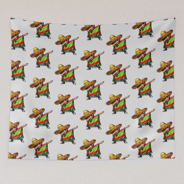 Item preview, Dabbing Sombrero Mexican Poncho Cinco de Mayo Boys Men Gifts -  designed and sold by PurpleLoveStore.