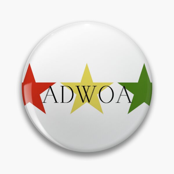 Item preview, Adwoa Ghana Akan Soul Name Red Yellow Green Stars designed and sold by camrynangela.