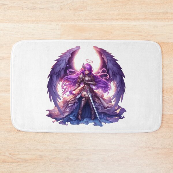 Item preview, Illustration of violet angel, angel, fantasy, fantastic art, warrior angel. designed and sold by Mahilis.