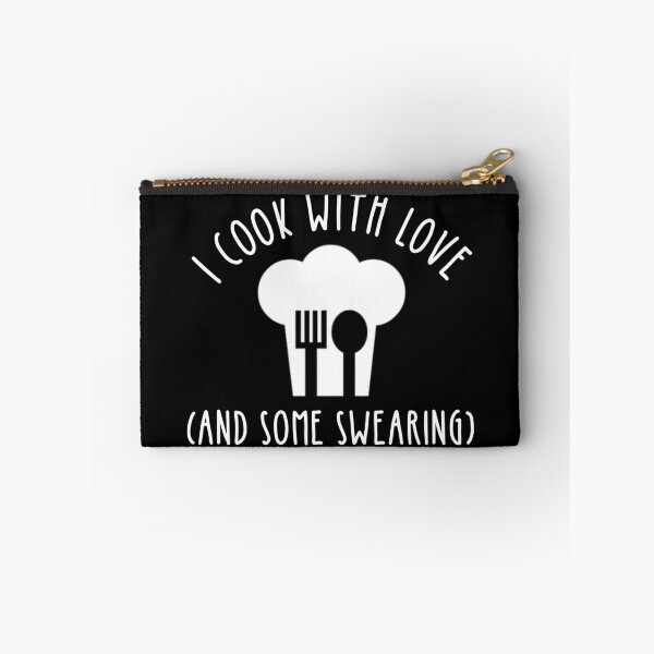 Item preview, I Cook With Love (And Some Swearing) designed and sold by Cat Lady Designs.