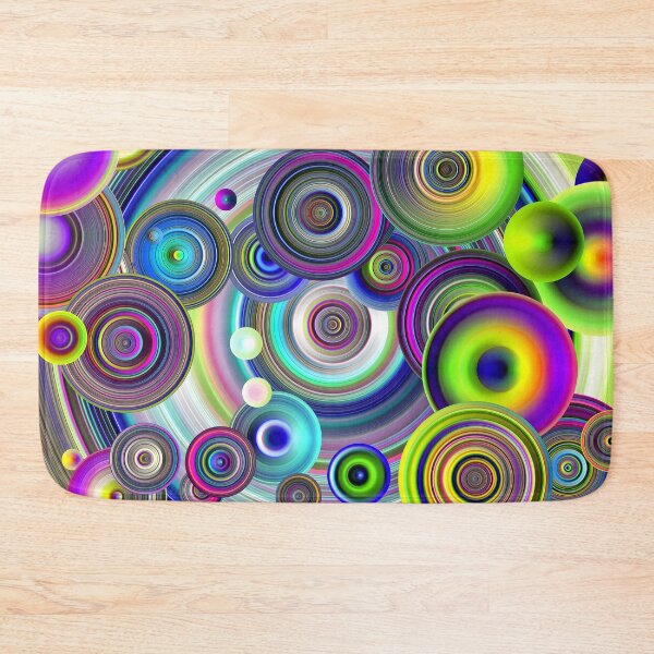 Item preview, Mesmerize 022724 Rainbow Fractal Disks designed and sold by Warren Paul Harris.