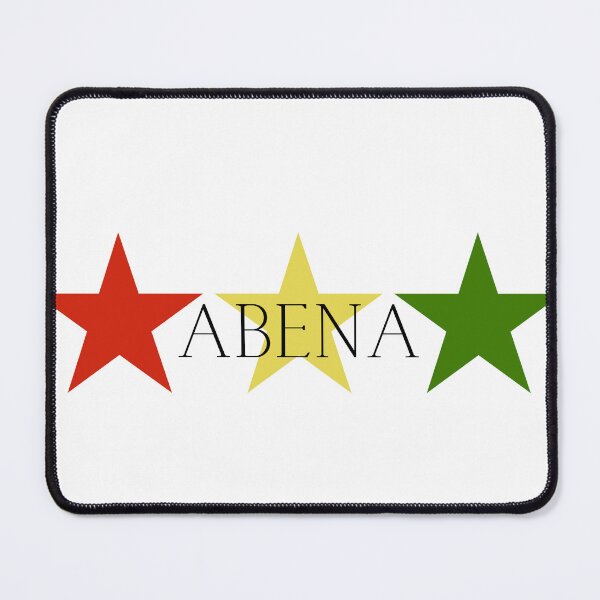 Item preview, Abena Ghana Akan Soul Name Red Yellow Green Stars designed and sold by camrynangela.