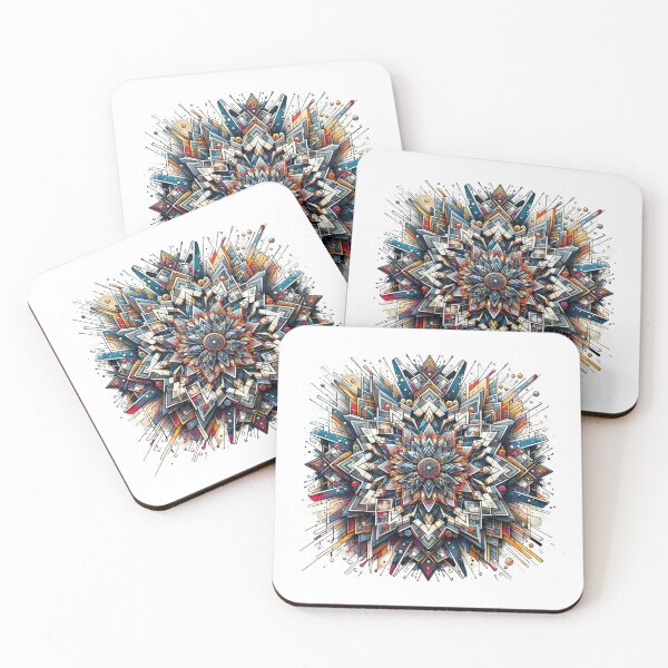 Item preview,  Intricate Geometric Explosion designed and sold by pixelpulsenyc.