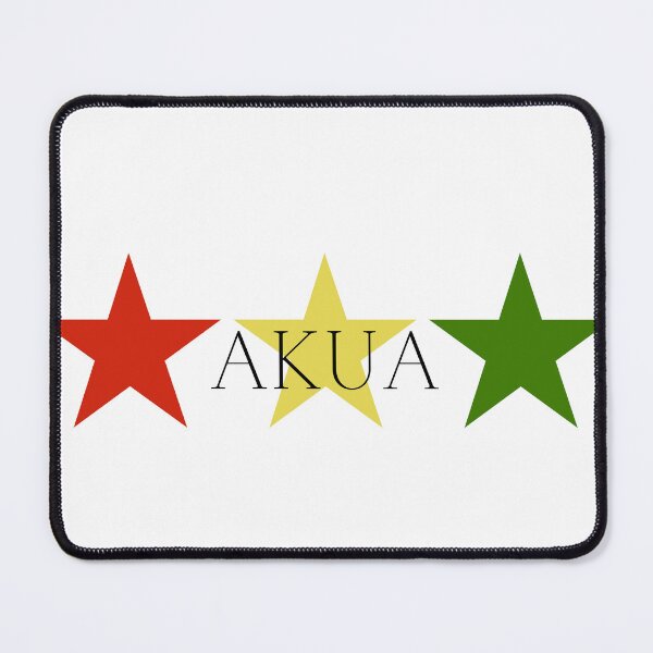 Item preview, Akua Ghana Akan Soul Name Red Yellow Green Stars designed and sold by camrynangela.