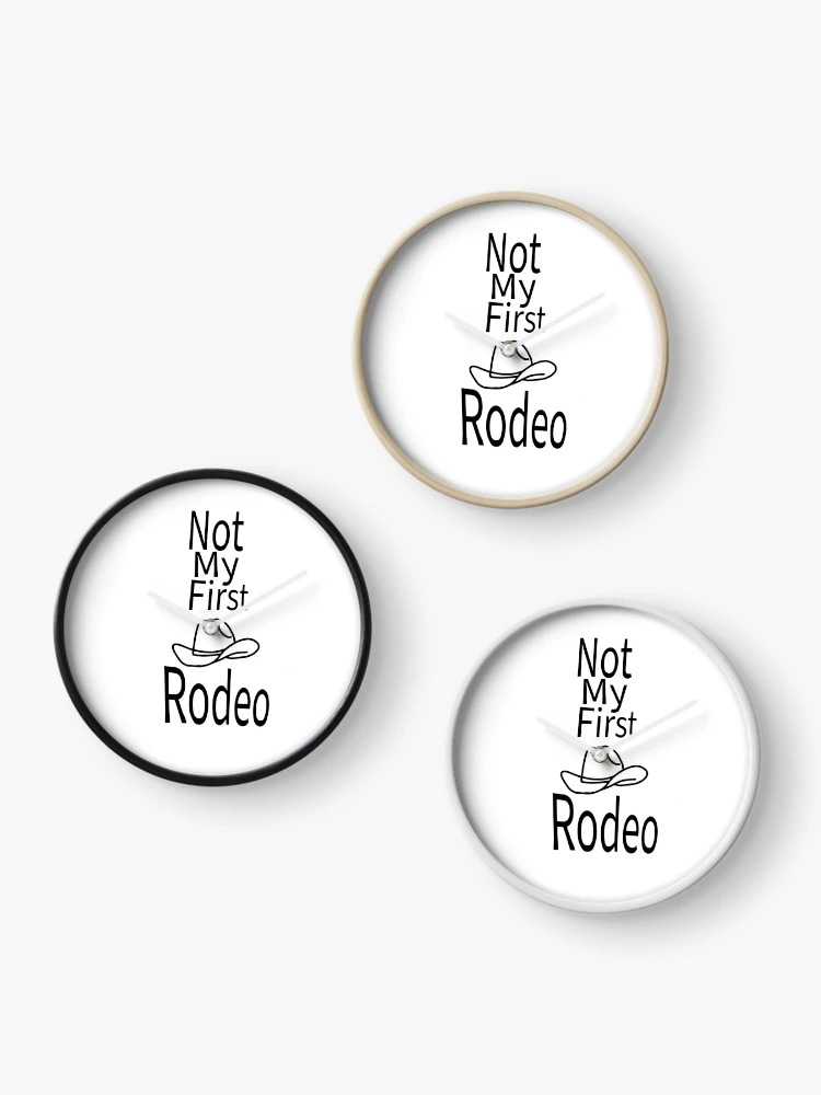 Thumbnail 3 of 4, Clock, Not my First Rodeo designed and sold by MusicTime12.