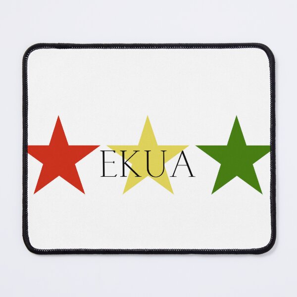Item preview, Ekua Ghana Akan Soul Name Red Yellow Green Stars designed and sold by camrynangela.