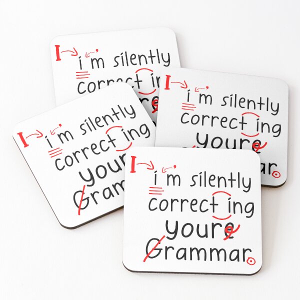 Item preview, I'm Silently Correcting Your Grammar designed and sold by MyHeartByHands.