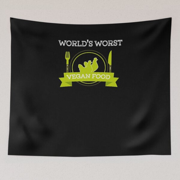 Item preview, World's Worst Vegan Food designed and sold by TeeTimeGuys.