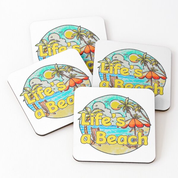 Item preview, Life’s a Beach designed and sold by PurpleCowStudio.