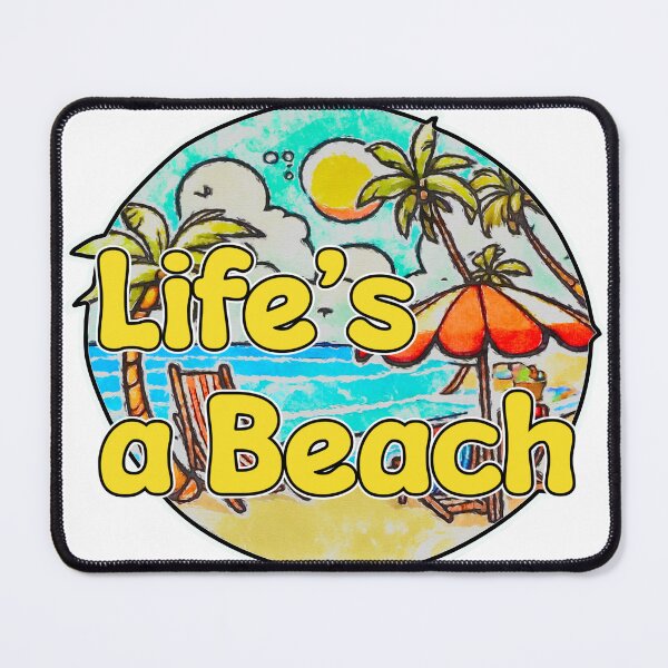 Item preview, Life’s a Beach designed and sold by PurpleCowStudio.