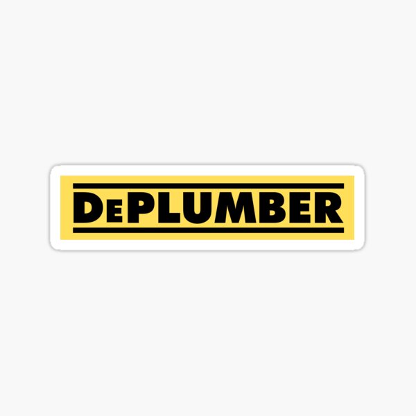 Item preview, Dewalt Plumber designed and sold by Niagara Stickers.