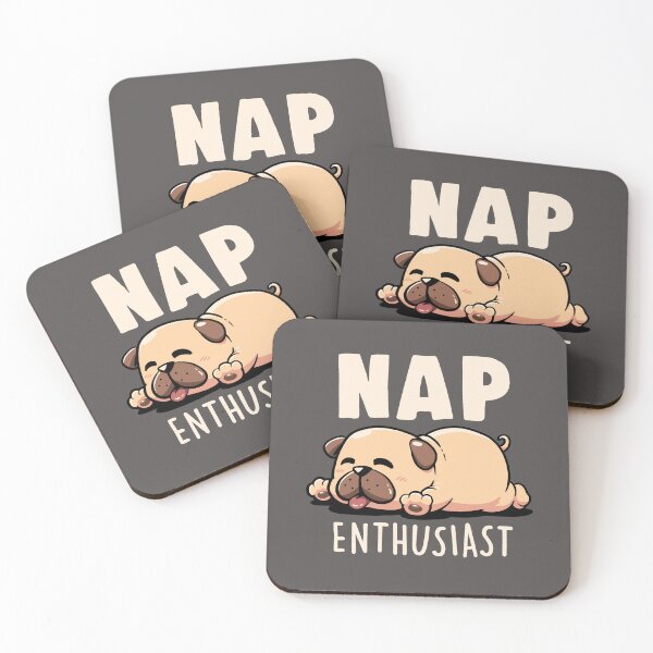 Item preview, Nap Enthusiast - Funny Cute Lazy Pug Dog Gift designed and sold by koalateess.