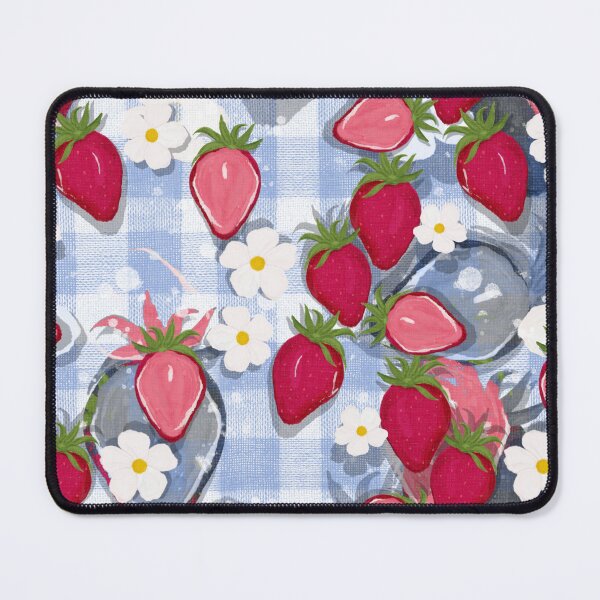 Item preview, Blue strawberry picnic designed and sold by Mysooni.