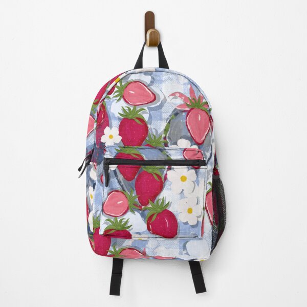 Item preview, Blue strawberry picnic designed and sold by Mysooni.