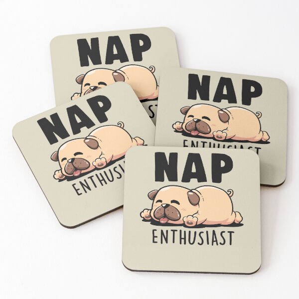 Item preview, Nap Enthusiast - Funny Cute Lazy Pug Dog Gift designed and sold by koalateess.