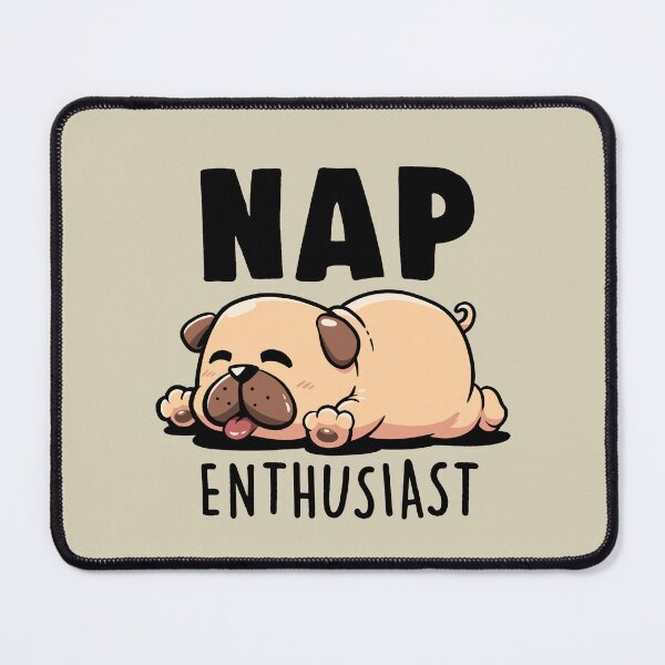 Item preview, Nap Enthusiast - Funny Cute Lazy Pug Dog Gift designed and sold by koalateess.