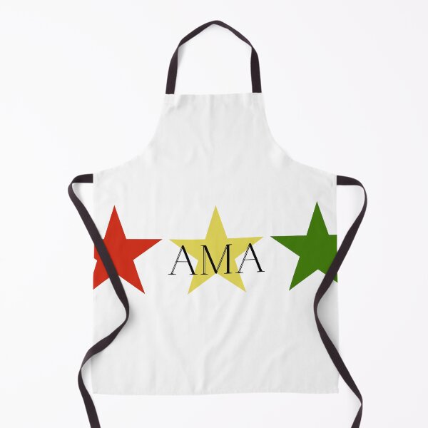 Item preview, Ama  Ghana Akan Soul Name Red Yellow Green Stars designed and sold by camrynangela.