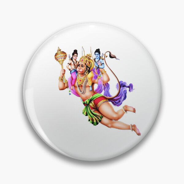 Item preview, Lord Hanuman Flying with Shri Ram and Lakshmana designed and sold by Onodera.
