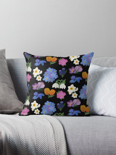 Beautiful Blooms Throw Pillow