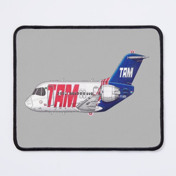 Item preview, Drawing Fokker 100 TAM  PT-MRA designed and sold by DouglasAraujo7.
