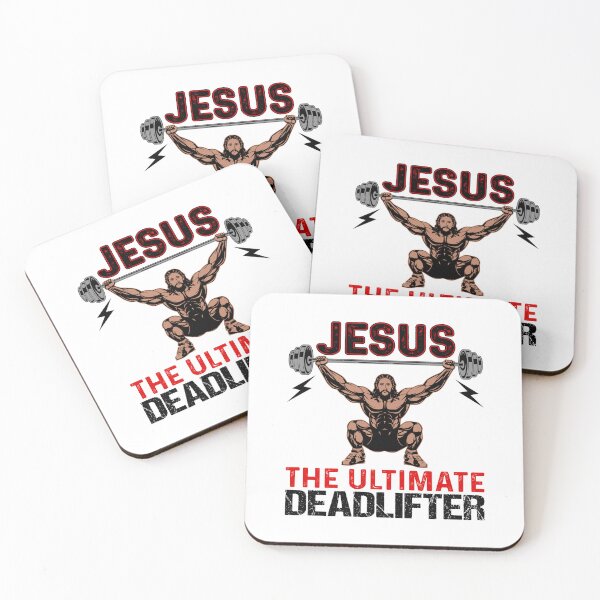 Item preview, Jesus The Ultimate Deadlifter designed and sold by MyHeartByHands.