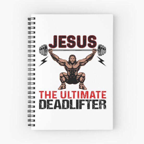 Item preview, Jesus The Ultimate Deadlifter designed and sold by MyHeartByHands.