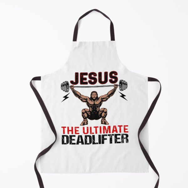 Item preview, Jesus The Ultimate Deadlifter designed and sold by MyHeartByHands.