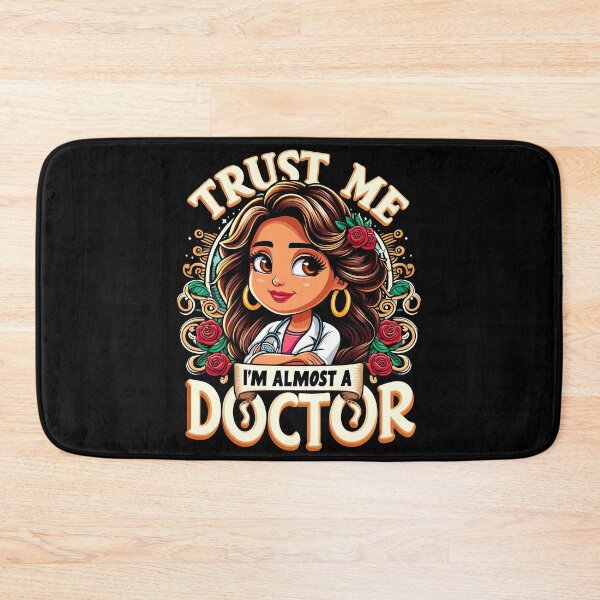 Item preview, Trust Me I'm Almost A Doctor, typography, PUN designed and sold by maxmaj.