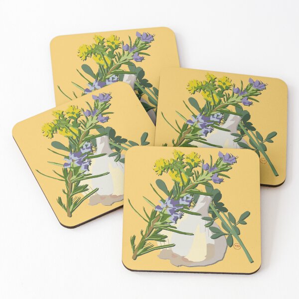 Item preview, Jewish plant trio amulet: garlic, rosemary, and rue designed and sold by SaharBareket.