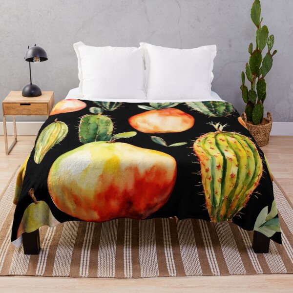 Item preview, cactus & pear pattern designed and sold by soulfulpalette.
