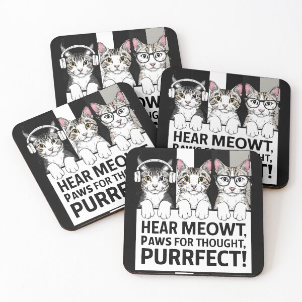 Item preview, Triple Feline Mantra designed and sold by GestaltTees.