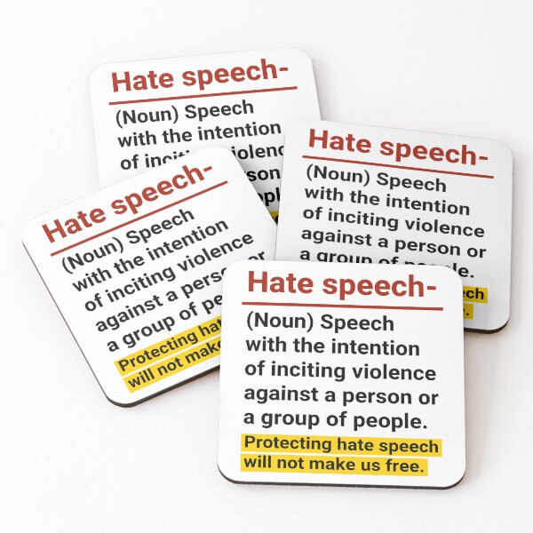 Item preview, The definition for hate speech  designed and sold by Rachel the Artist .