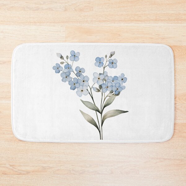 Item preview, Forget Me Nots Flowers, Florals, Blue Flowers designed and sold by FernLiz.