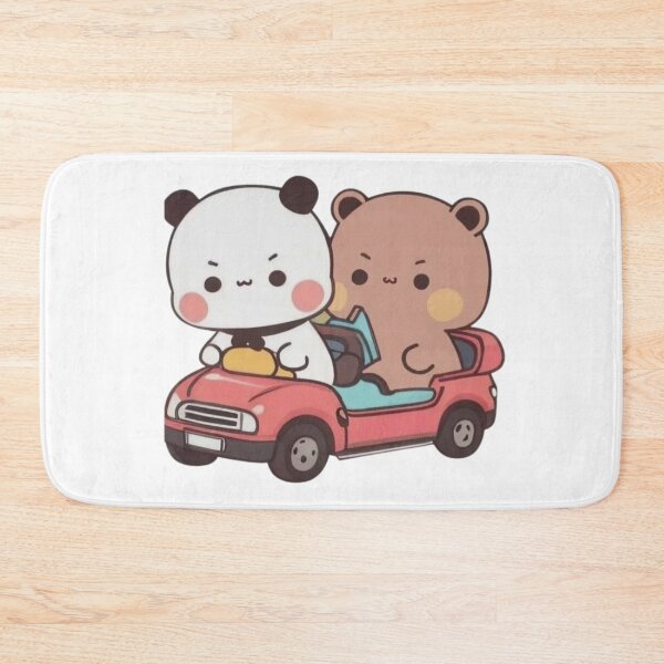 Item preview, Bubu And DuDu Riding A Car Panda Bear And Browne Love 2024 designed and sold by DaresToDream.