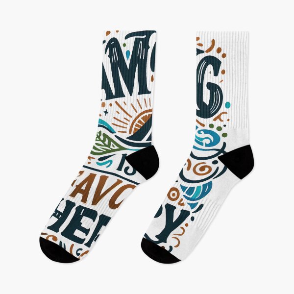 Item preview, camping is my favourite therapy, typography designed and sold by maxmaj.