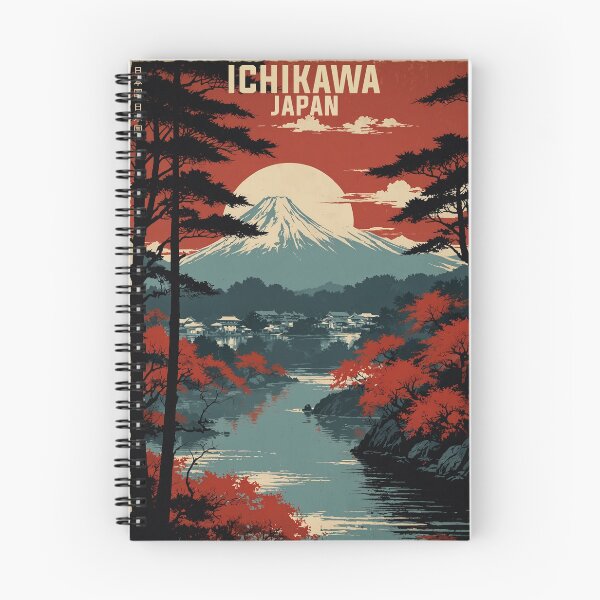 Item preview, Ichikawa Japan Vintage Travel Tourism  designed and sold by TravelersGems.