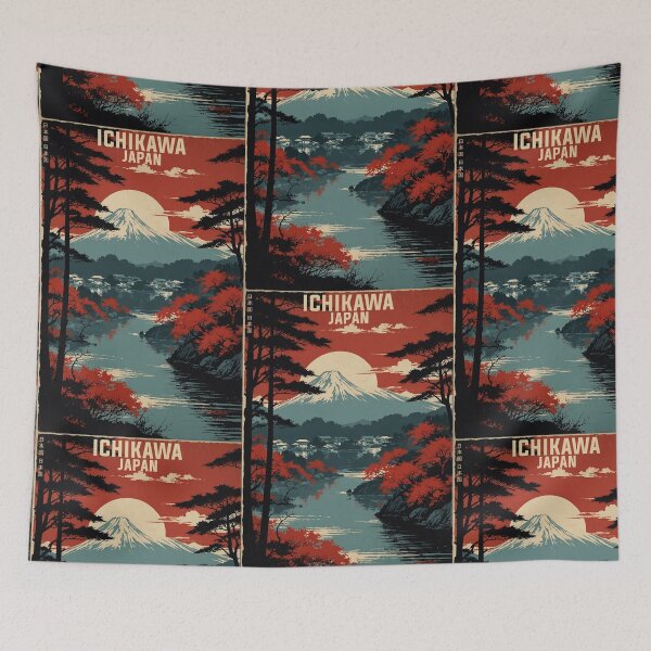 Item preview, Ichikawa Japan Vintage Travel Tourism  designed and sold by TravelersGems.