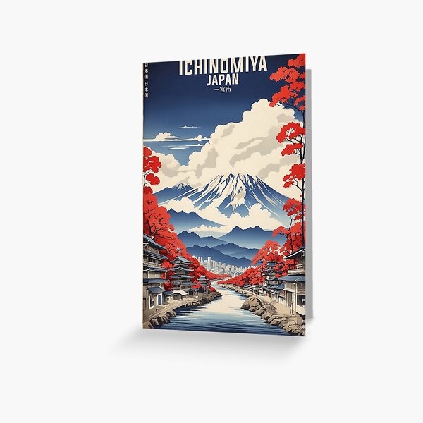 Item preview, Ichinomiya Japan Vintage Travel Tourism  designed and sold by TravelersGems.