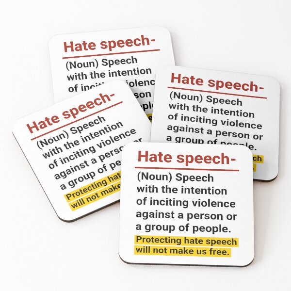 Item preview, The definition for hate speech  designed and sold by Rachel the Artist .