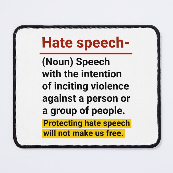 Item preview, The definition for hate speech  designed and sold by Rachel the Artist .