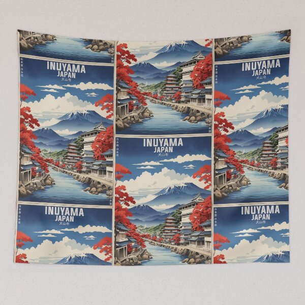 Item preview, Inuyama Japan Vintage Travel Tourism  designed and sold by TravelersGems.