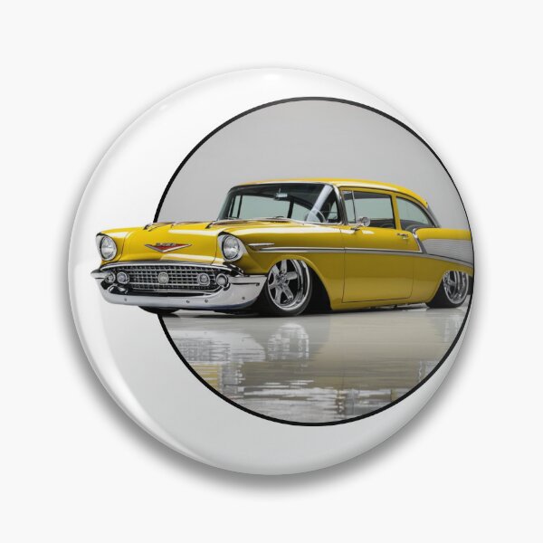 Artikelvorschau, Gelber Chevy Belair, Baujahr 1957 entworfen und verkauft von RWCarpenter.